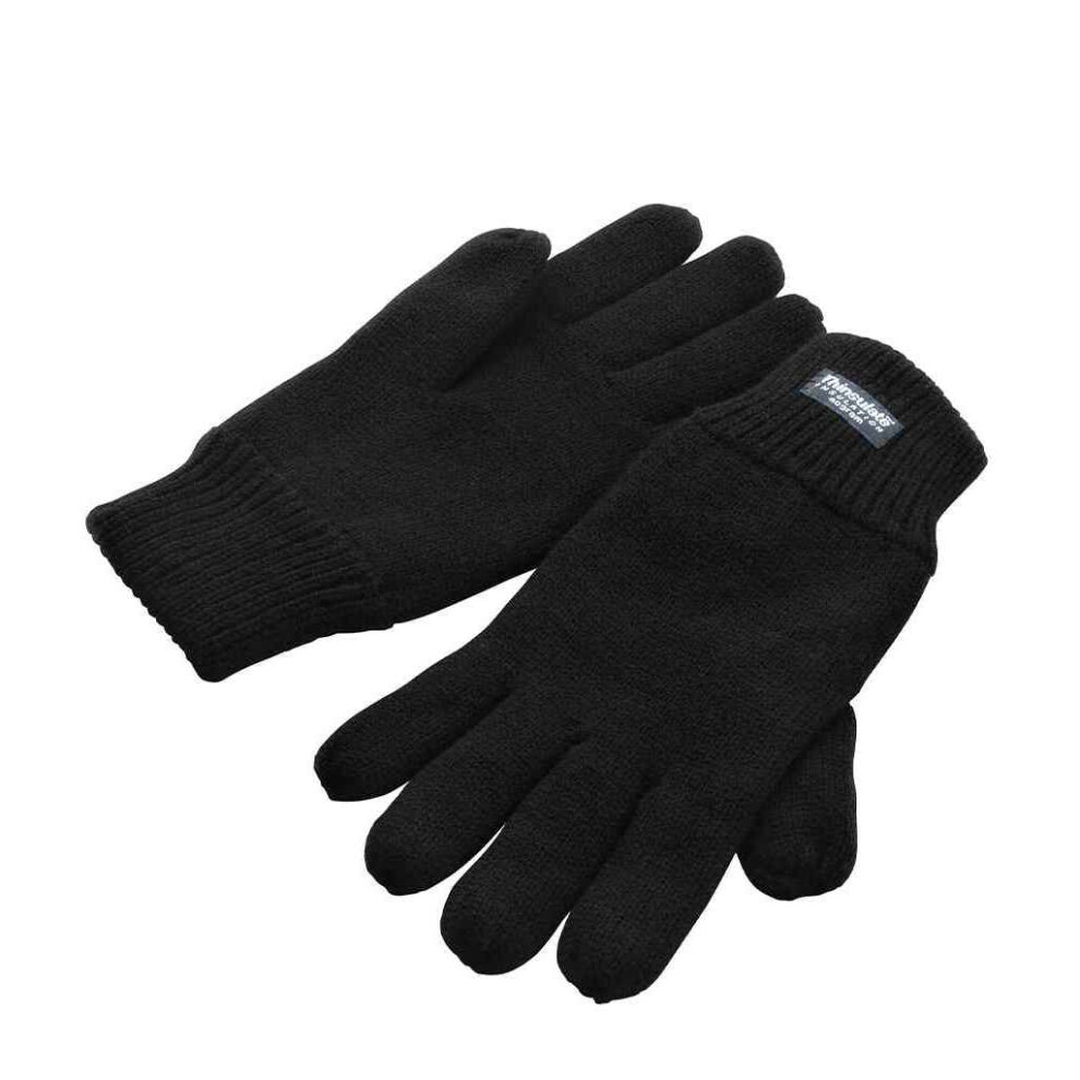 (XXL, Black) Result Winter Essentials Unisex Adult Thinsulate Gloves