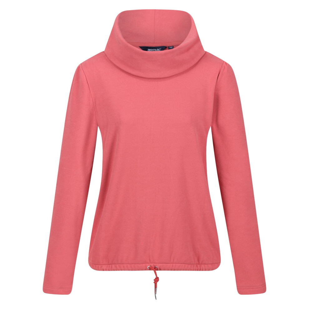 (14 UK, Mineral Red) Regatta Womens/Ladies Adarae Fleece Roll Neck Sweatshirt