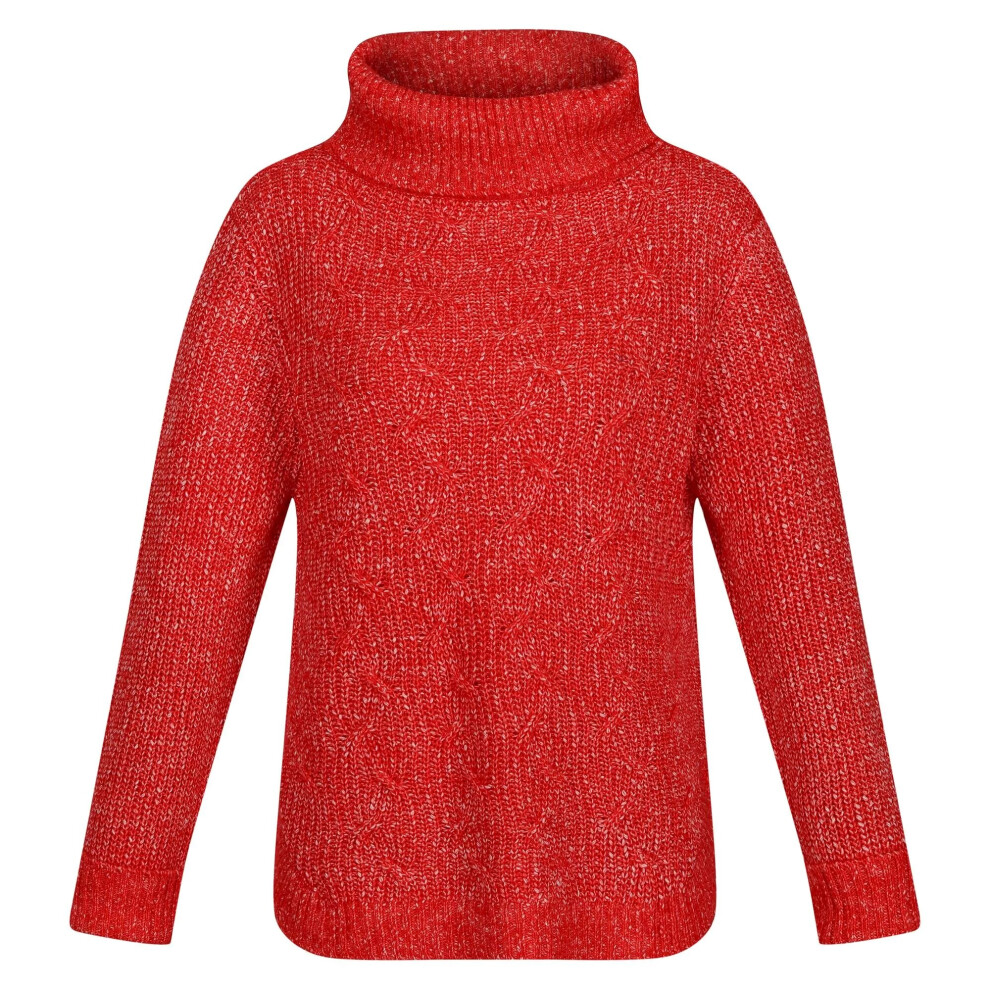 (16 UK, Code Red) Regatta Womens/Ladies Kensley Marl Knitted Jumper