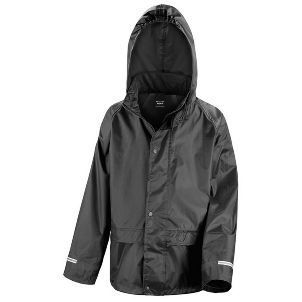 (5-6 Years, Black) Result Core Childrens/Kids Core Raincoat