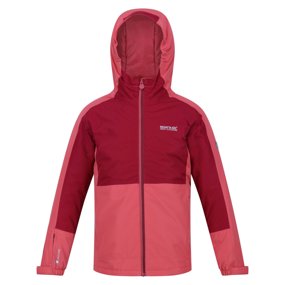 (14 Years, Mineral Red/Rumba Red) Regatta Childrens/Kids Beamz III Waterproof Jacket