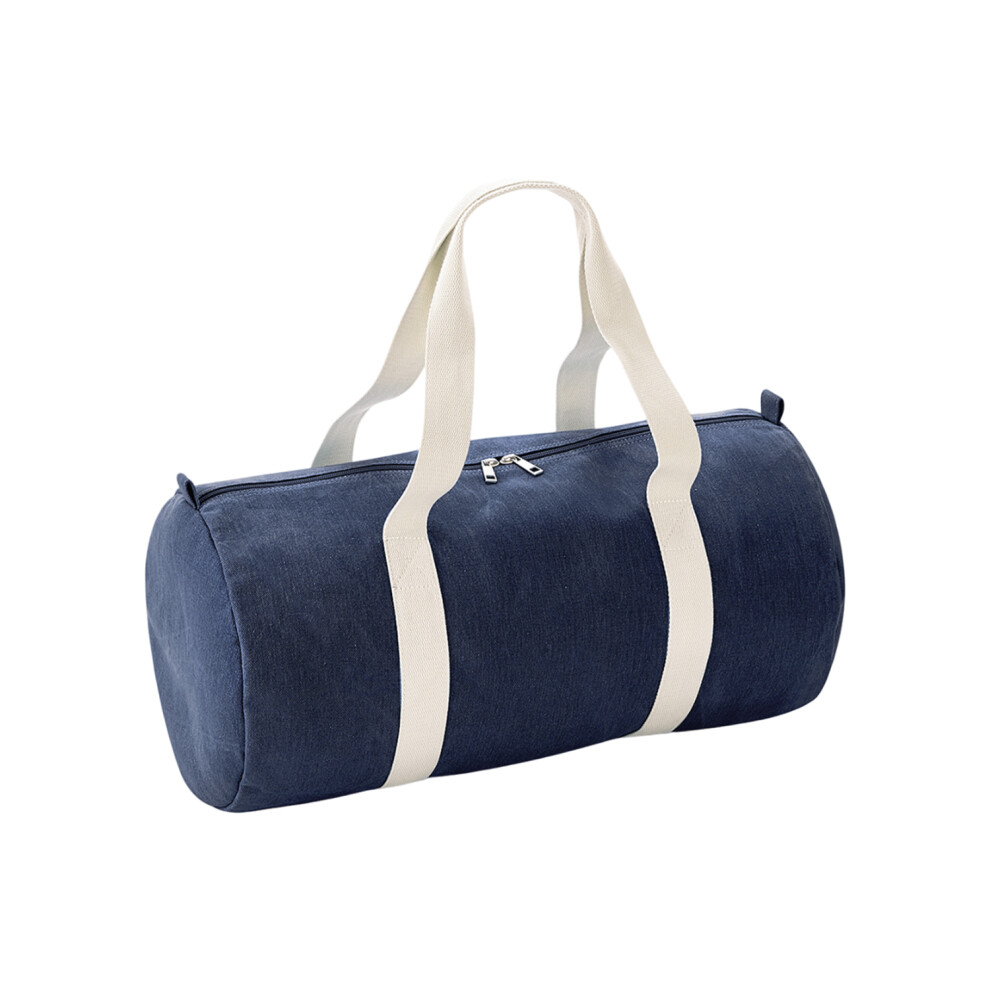 Barrel Denim Duffle Bag