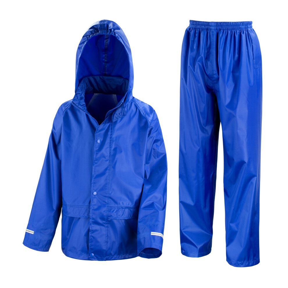 (5-6 Years, Royal Blue) Result Core Childrens/Kids Waterproof Rain Suit Set