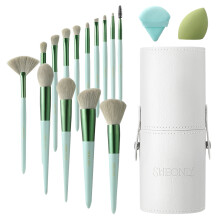 Professional Makeup Brush Set 14 Pcs for Foundation Powder Concealers Eye Shadows Blush