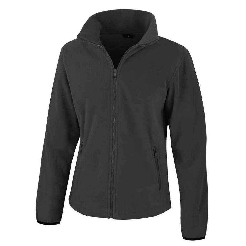 (12 UK, Black) Result Core Womens/Ladies Norse Fashion Outdoor Fleece Jacket