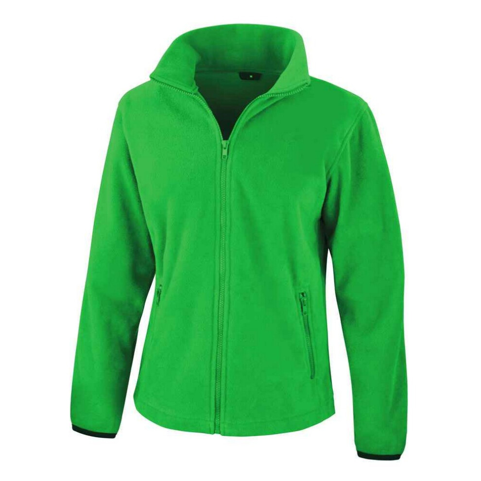 (8 UK, Vivid Green) Result Core Womens/Ladies Norse Fashion Outdoor Fleece Jacket