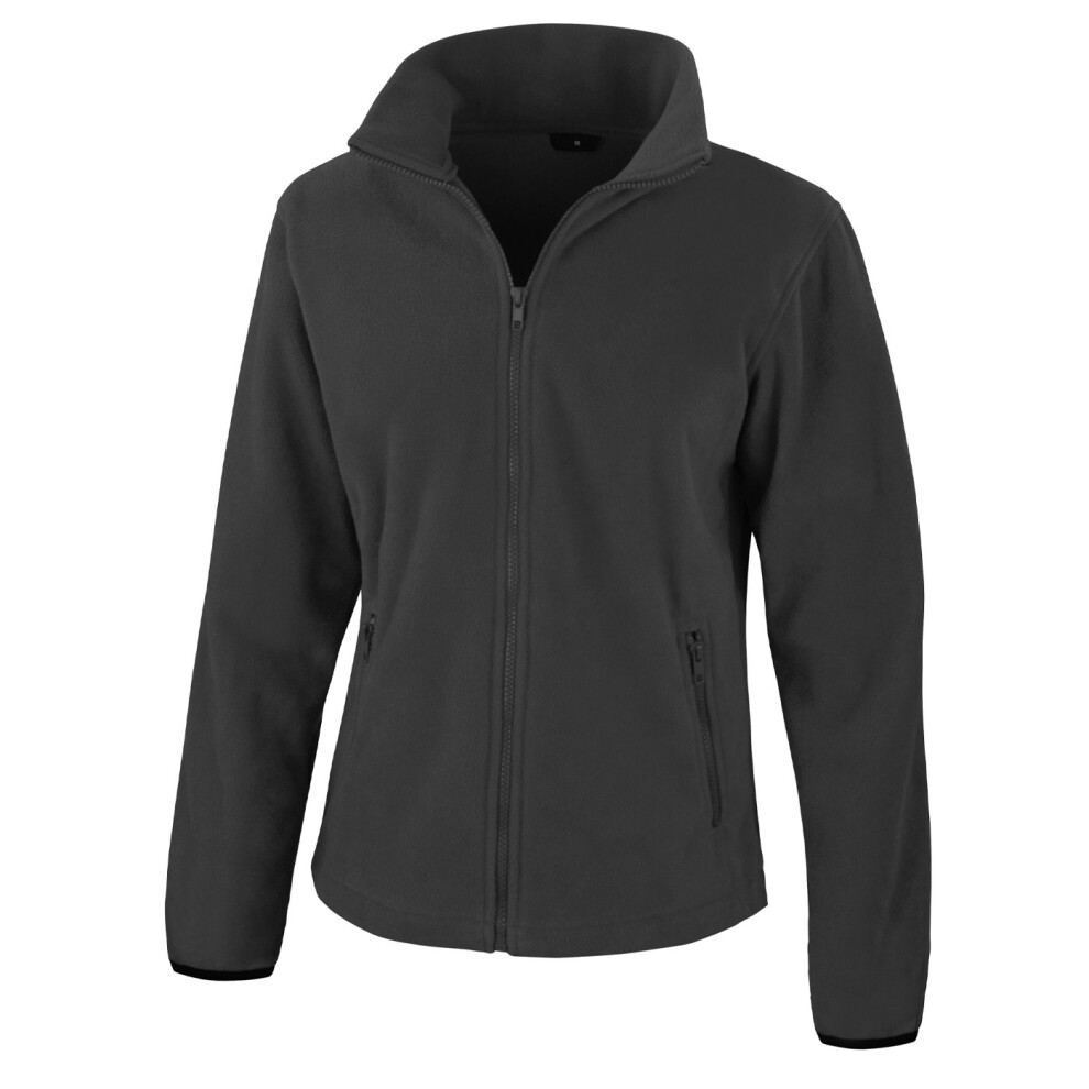 (8 UK, Black) Result Core Womens/Ladies Norse Outdoor Fashion Fleece Jacket