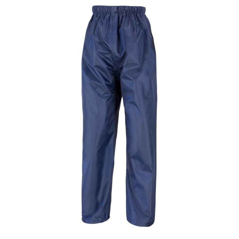 (9-10 Years, Navy) Result Core Childrens/Kids Waterproof Over Trousers