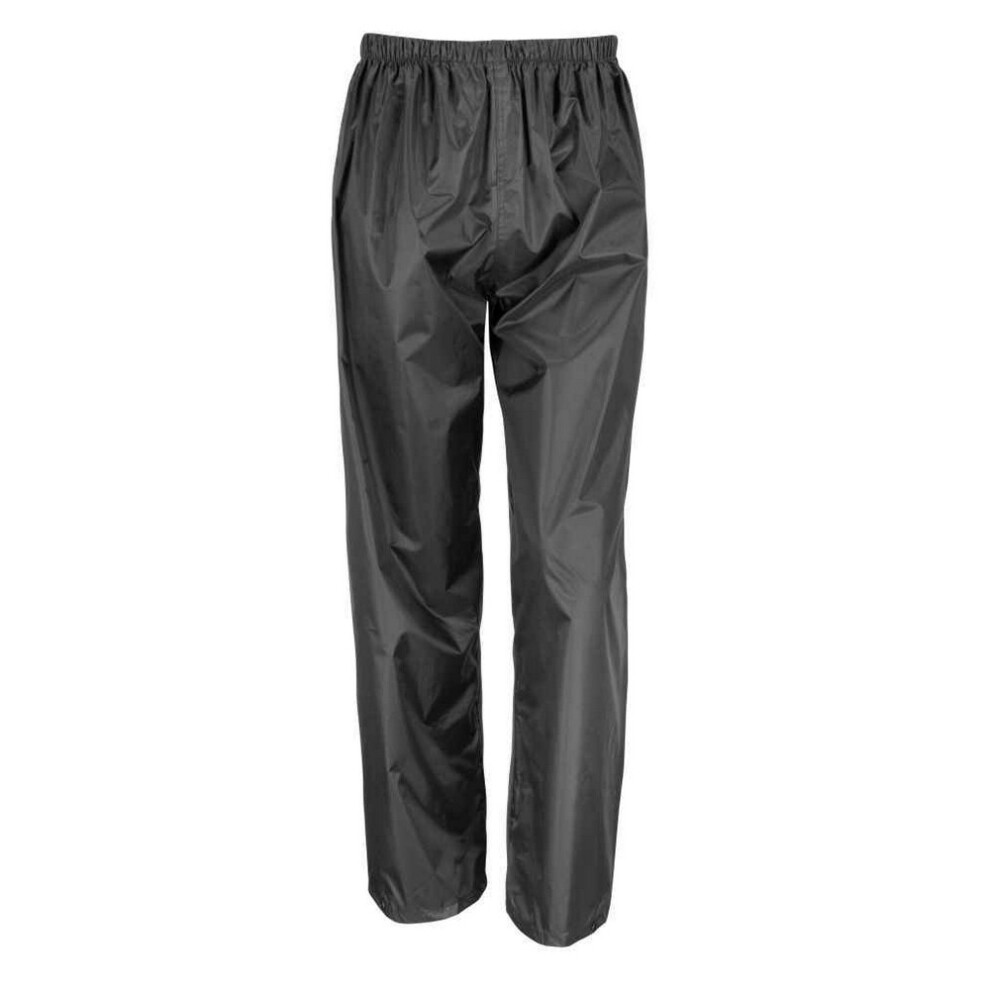 (3-4 Years, Black) Result Core Childrens/Kids Waterproof Over Trousers