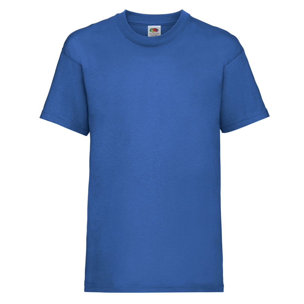 (14-15 Years, Royal Blue) Fruit of the Loom Childrens/Kids Value T-Shirt