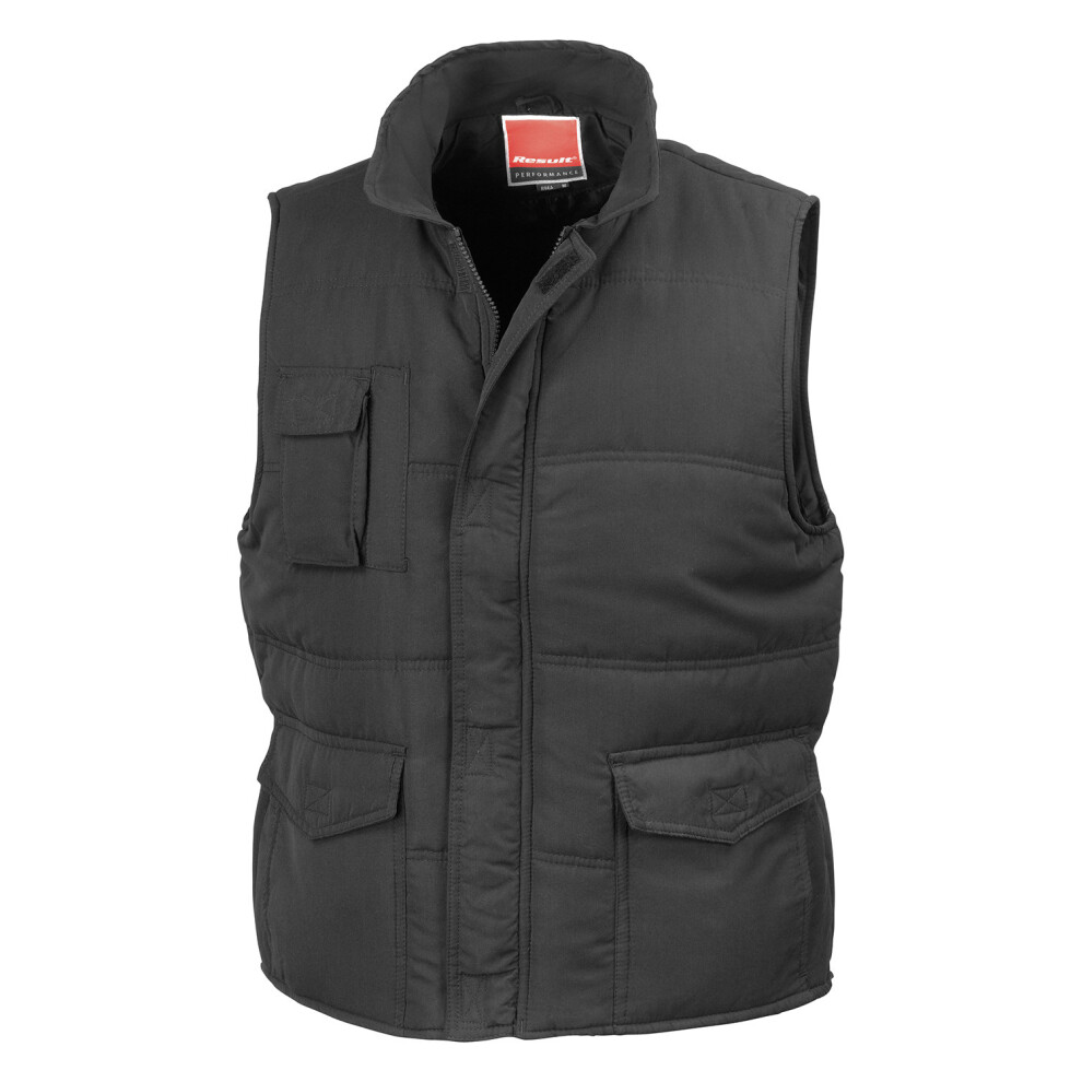 (XXL, Black) Result Mens Promo Body Warmer