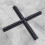 Living And Home Metal Free Standing Parasol Cross Base 2