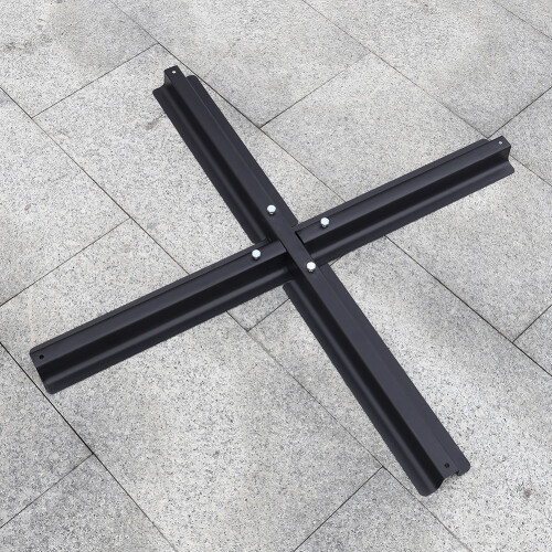 Living And Home Metal Free Standing Parasol Cross Base 1