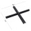 Living And Home Metal Free Standing Parasol Cross Base 5