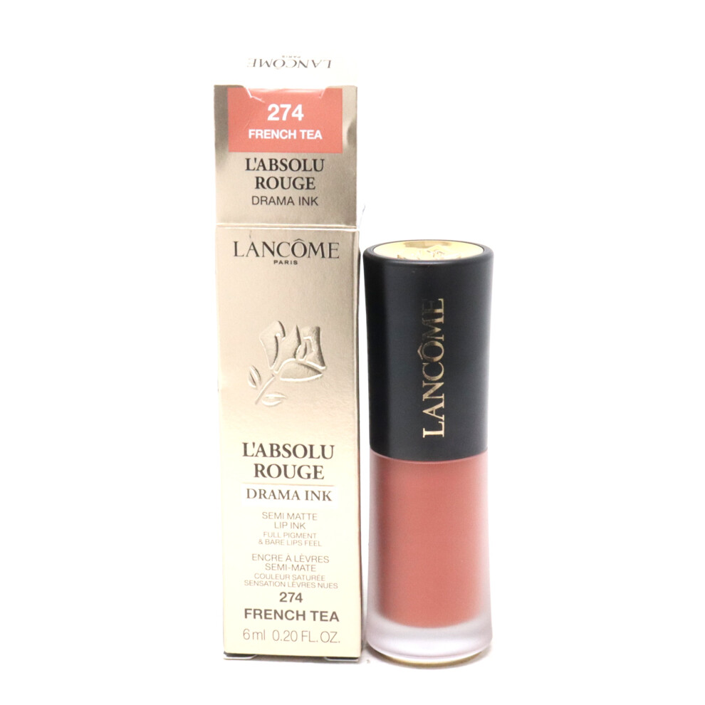 Lancome L'absolu Rouge Semi Matte Lip Ink  0.20oz/6ml New With Box