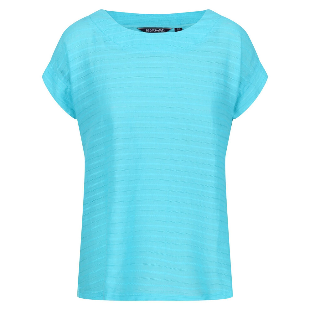 (8 UK, Seascape) Regatta Womens/Ladies Adine Stripe T-Shirt