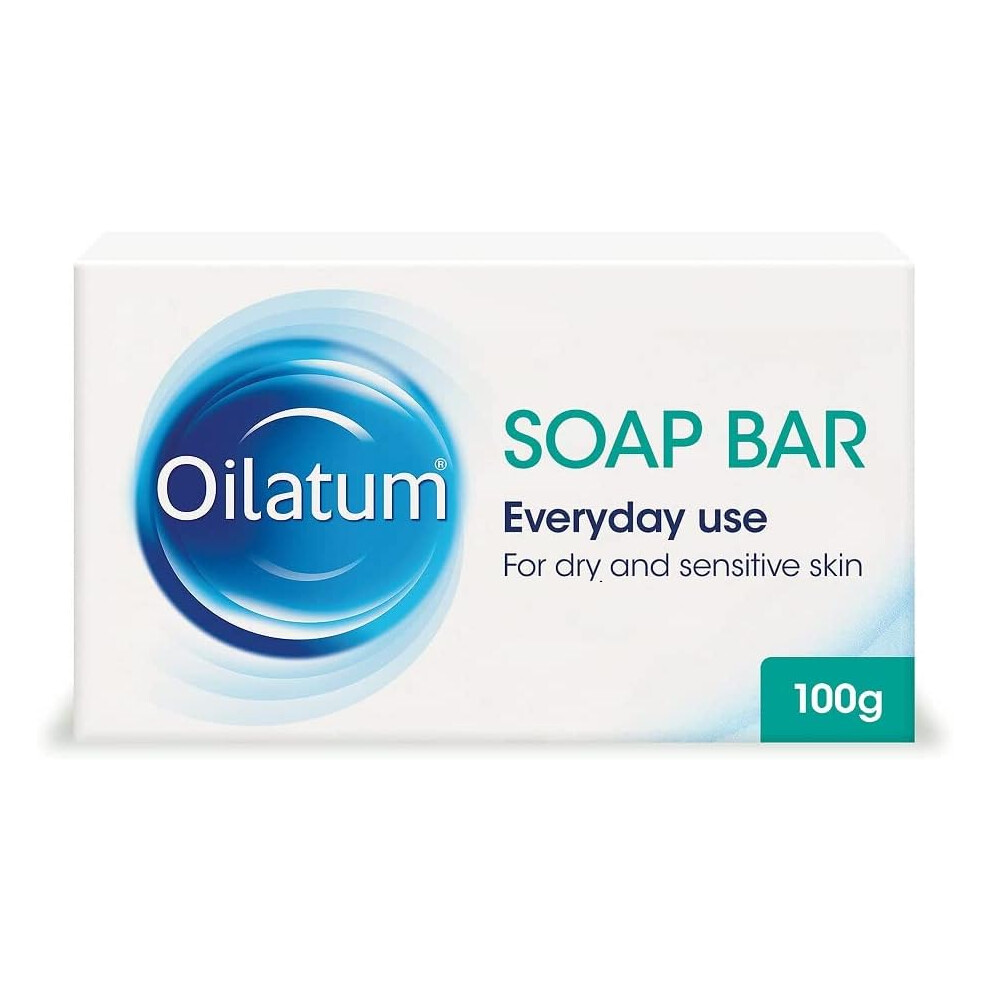 Oilatum Soap Bar Emollient Cleanser for Dry, Sensitive 100g