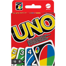 Mattel Games UNO, Classic Card Game for Kids and Adults for Family Game Night, Use as a Travel Game or Engaging Gift for Kids, 2 to 10 Players,