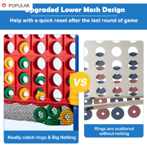 Casart Giant 4 to Score Game Set Jumbo Connect 4 Game 2