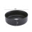 Living And Home Round Black Ceramic Countertop Basin Bathroom Sink W 360 mm 6