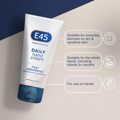 E45 E45 Daily Hand Cream for Very Dry Hands 50ML 1