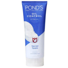 Pond's Oil Control Oil Free Look Facial Foam Multicolour Effectively Sponges Up Excess Oil Skin Feels Refreshed 100g
