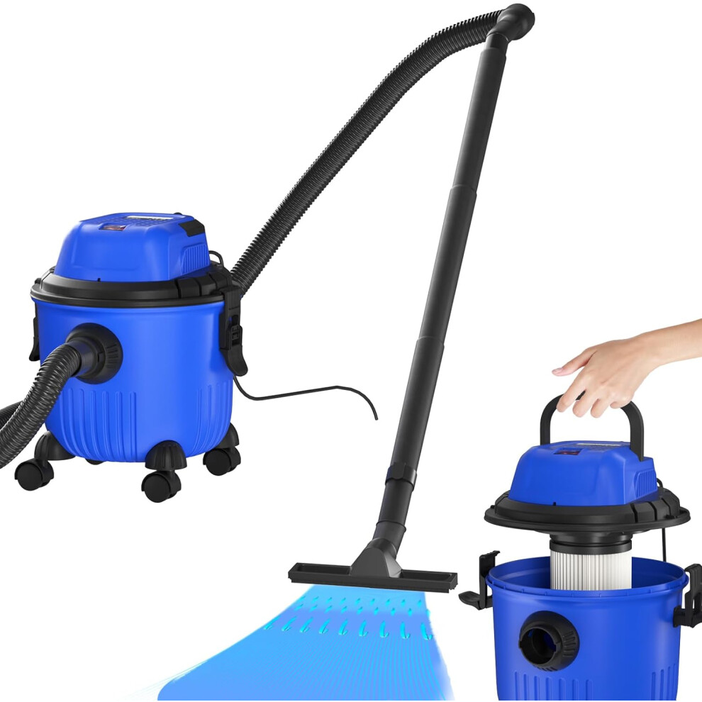3 IN 1 Vacuum Cleaner, 2000W 15Ltr Bagless with HEPA Filter PowerTools, Wet-Dry Vacuums ith Blow Fuction