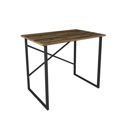 URBN Living (Burnt Oak ) 90cm Wooden Computer Desk Modern Study Table