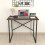 URBN Living (Burnt Oak ) 90cm Wooden Computer Desk Modern Study Table 3