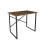 URBN Living (Burnt Oak ) 90cm Wooden Computer Desk Modern Study Table 4