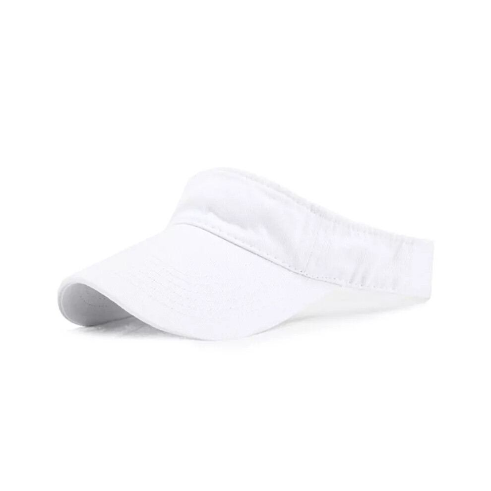 (White) Sun Visor Adjustable Sports Hat Tennis Golf Headband Cap Men Women Sun Vizor-image-OPC-PDYPTVZ-NEW