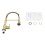Living And Home Commercial Swivel Pulldown Kitchen Faucet 3