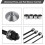 28pcs Press and Pull Sleeve Kit Bush Bearing Removal Tool Kit 7