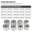 28pcs Press and Pull Sleeve Kit Bush Bearing Removal Tool Kit 9
