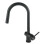 Living And Home Kitchen Sink Mixer Tap with Pull Down Sprayer Matte Black, Single Handle High Arc Pull Out Kitchen Taps 2