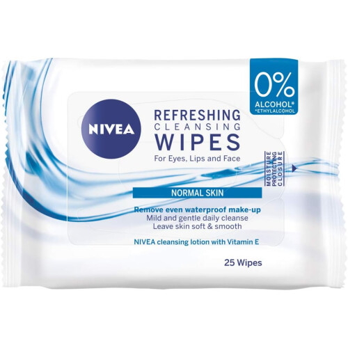 NIVEA NIVEA CLEANSING WIPES NORMAL SKIN 25PCS