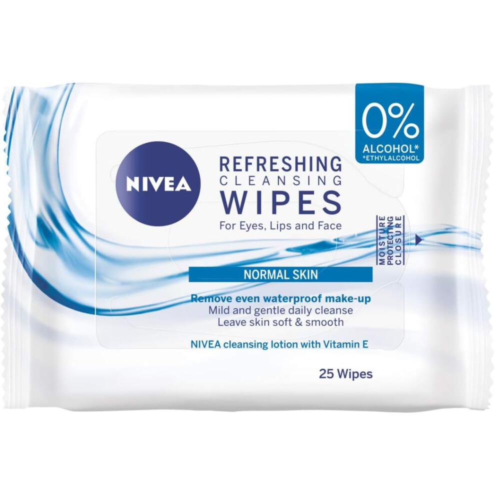 NIVEA CLEANSING WIPES NORMAL SKIN 25PCS