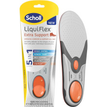 Scholl Liquiflex Extra Support Work Insoles for Men - Work Boot Insole, UK Size 8-12, 1
