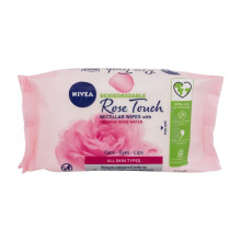 NIVEA Rose Touch Micellar Makeup Fjerner Servietter med Rosenvand 25 stk.