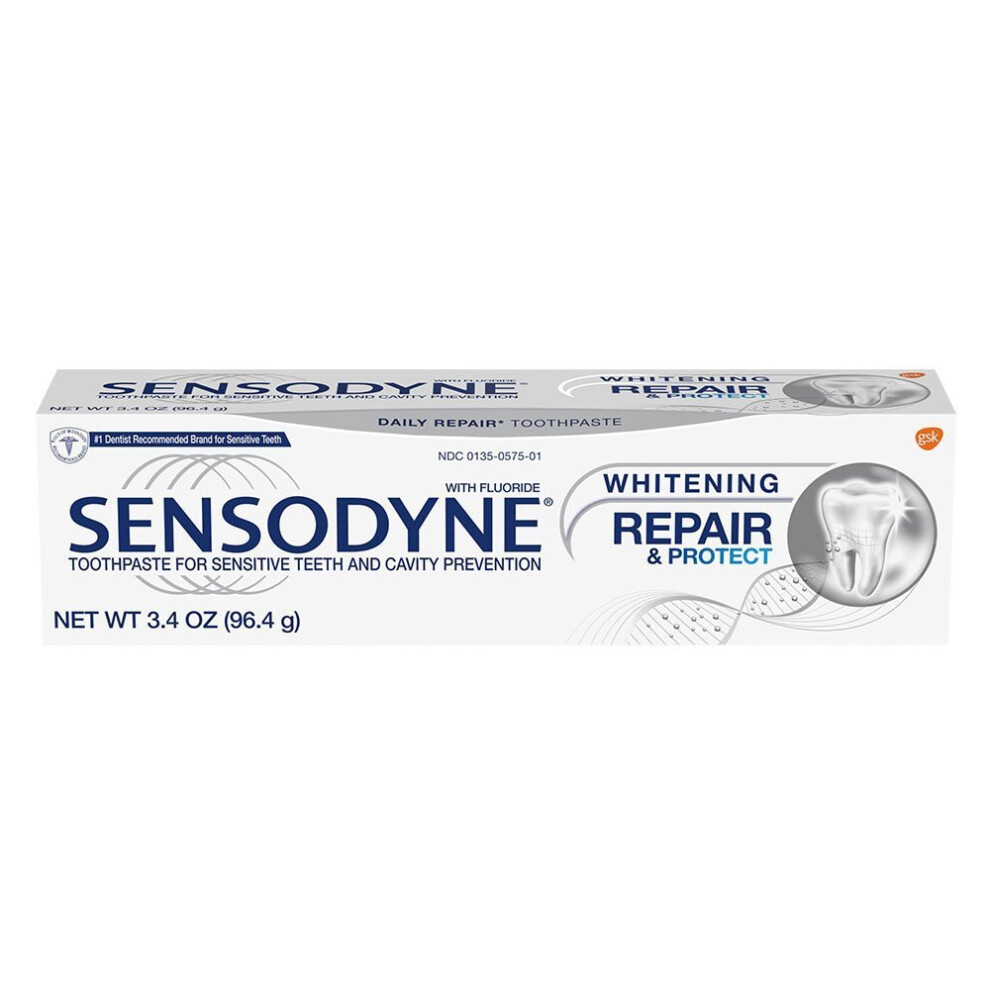 Sensodyne Repair & Protect Toothpaste for Sensitive Teeth, 3.4 oz., 5 pk.