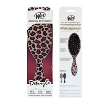 Wet Brush Original Detangler Haarborstel - Roze Luipaard (Safari) - Voor Alle Haartypes