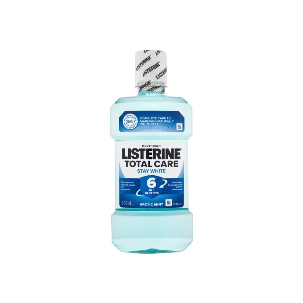 Listerine - Total Care Stay White Mouthwash 6 in 1 - Unisex, 500 ml