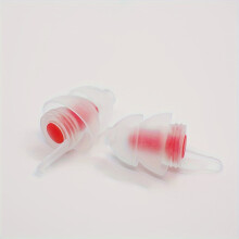 (Red 05) High-Fidelity Concert Earplugs For Musicians - Reusable, Noise Cancelling Sleep Aid