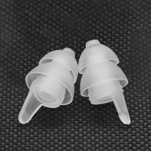 (White 05) High-Fidelity Concert Earplugs For Musicians - Reusable, Noise Cancelling Sleep Aid