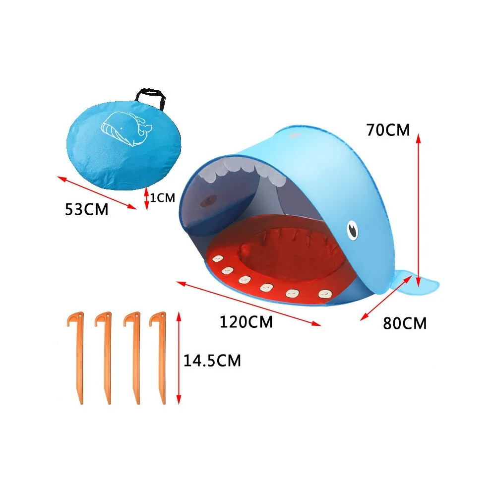 (Blue Whale Tents) Outdoor Baby Beach Tent Pop Up Portable Shade Pool UV Protection Sun Shelter-image-OPC-PDYQJQD-NEW