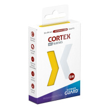 Ultimate Guard Cortex Auenkartenhllen, 60 TCG-Hllen in japanischer Gre, 62 x 89 mm, gelbe Rckseite, glnzende Oberflche, kein PVC und sur