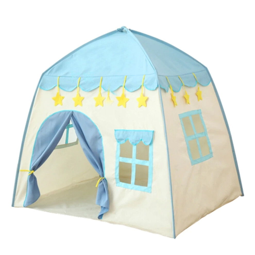 (blue) Kids Tent Pink Blue Kids Play House Children Indoor Outdoor Toy-image-OPC-PDYQJXC-NEW
