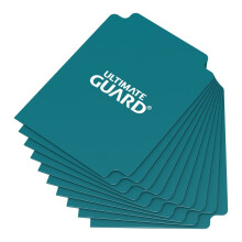 Ultimate Guard Divider Skyddande Kortfickor (10 Stycken), Ljus Petrol