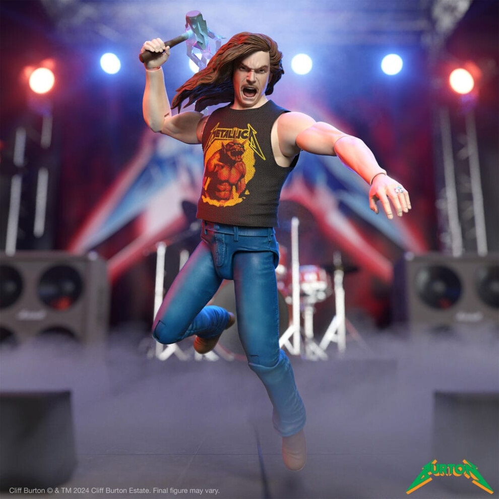 Photos - Action Figures / Transformers Metallica Ultimates Action Figure Wave 2 Cliff Burton 18 cm