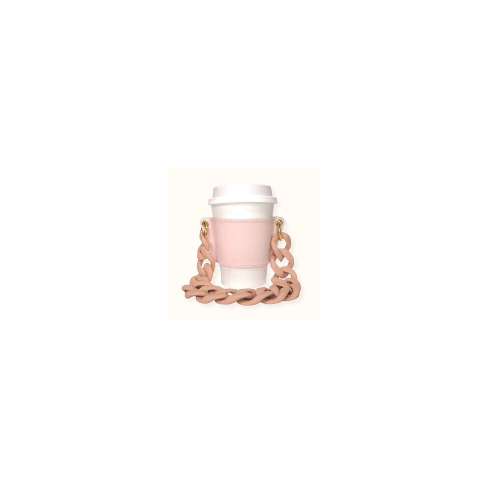 (Pink) Stanley leather cup holder 30oz ice cup 40oz cup holder simple snap leather Stanley cup holder